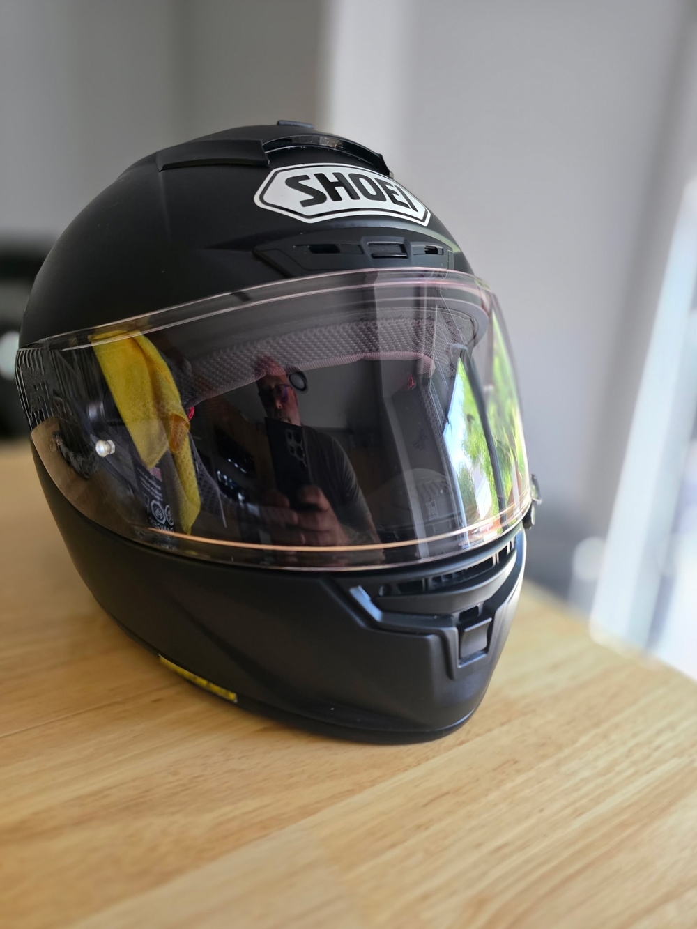 Shoei Men’s Matte Black Full-Face Motorcycle Helmet